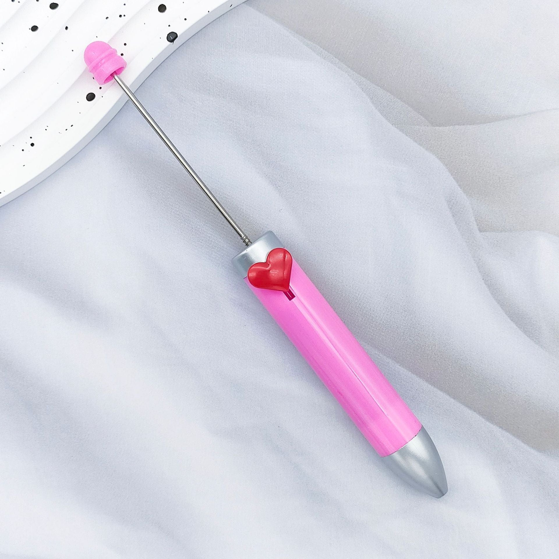 Wholesale 2pcs DIY Heart 7 Color Ballpoint Pen